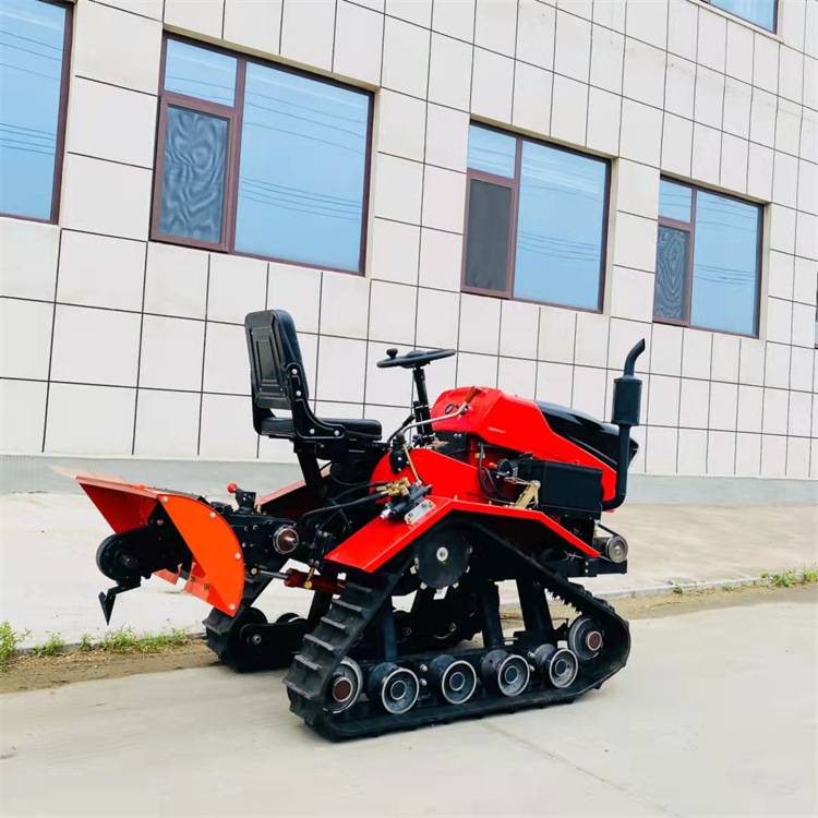 35马力履带式拖拉机水旱两用履带旋耕机微耕机开沟除草田园管理机