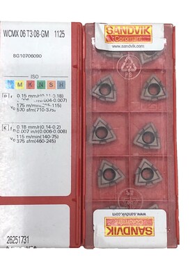 山特维克U钻刀片 WCMX06T308-GM 1125