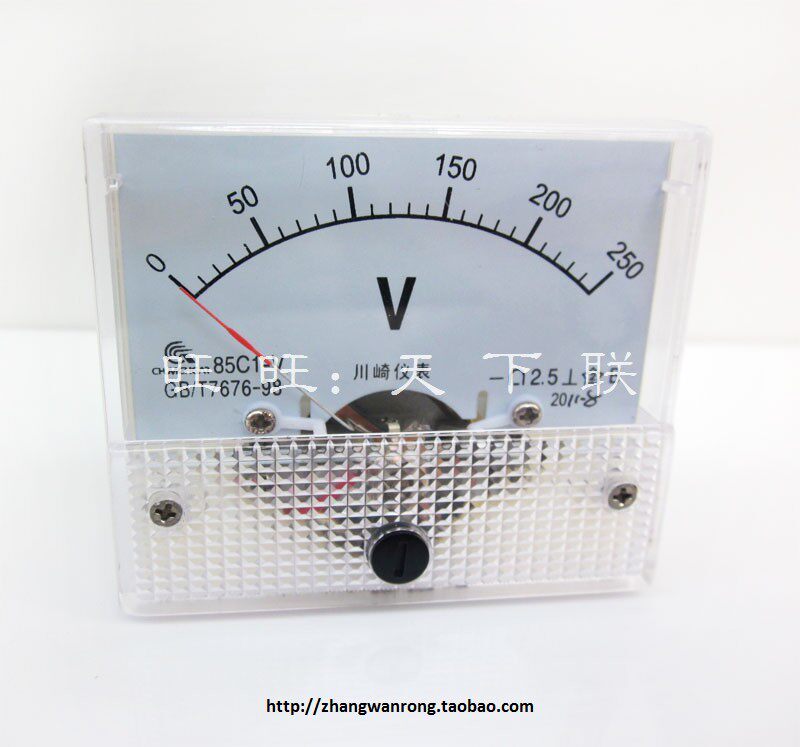 85C1机械表表头 指针式直流电流表 电压表85C1-10V 30V 50V 150V