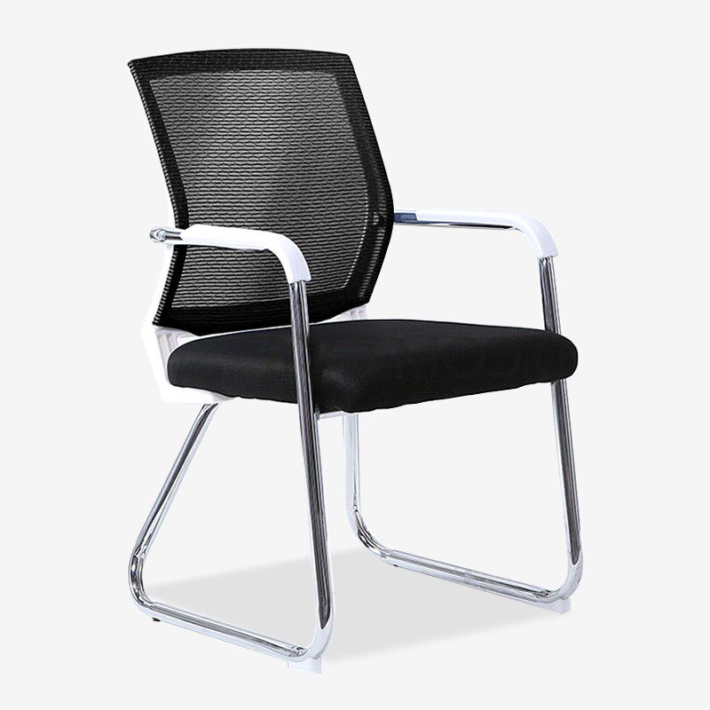 舒适办公椅会议椅职员椅弓形电脑座椅员工椅子简约时尚转椅网布椅