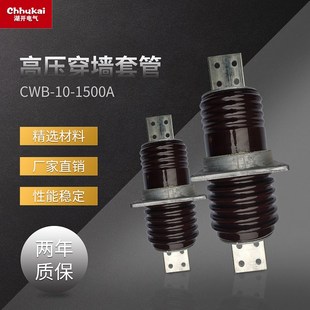 1000A 630 CWW 1500A铜排防污 35KV户外高压瓷穿墙套管CWB