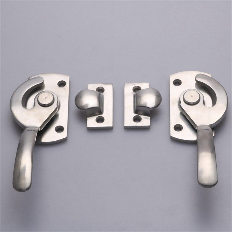 LS102不锈钢把手密封旋转压紧冷库车门把手工业机械设备承重拉手