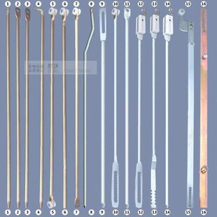 厂家定做各种规格非标锁杆 天地连杆锁箱变锁锁杆 成套配电箱配件