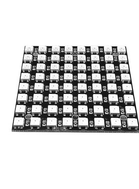 64位 WS2812B 8*8 xRGB 5050 LED模块 ws2812s像素屏