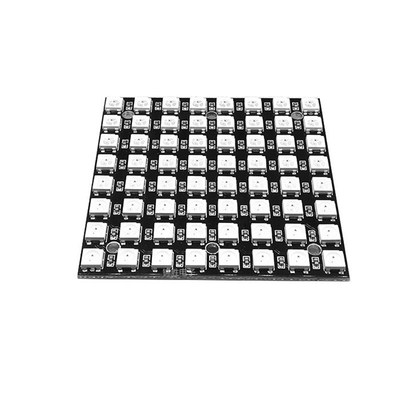 64位 WS2812B 8*8 xRGB 5050 LED模块 ws2812s像素屏