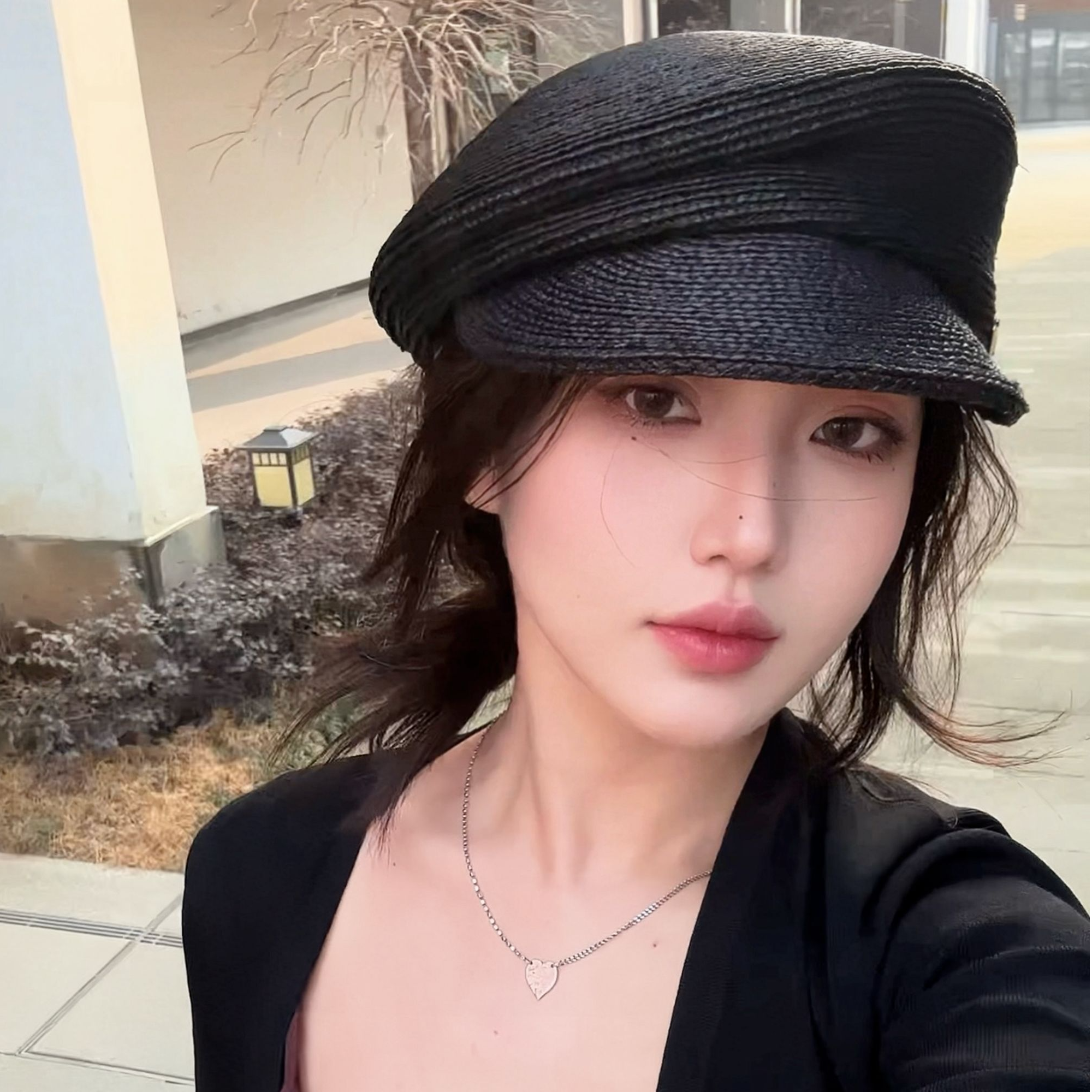 凯佩诗雅拉菲草草帽女天然鸭舌帽遮阳帽子女孩女士XM227