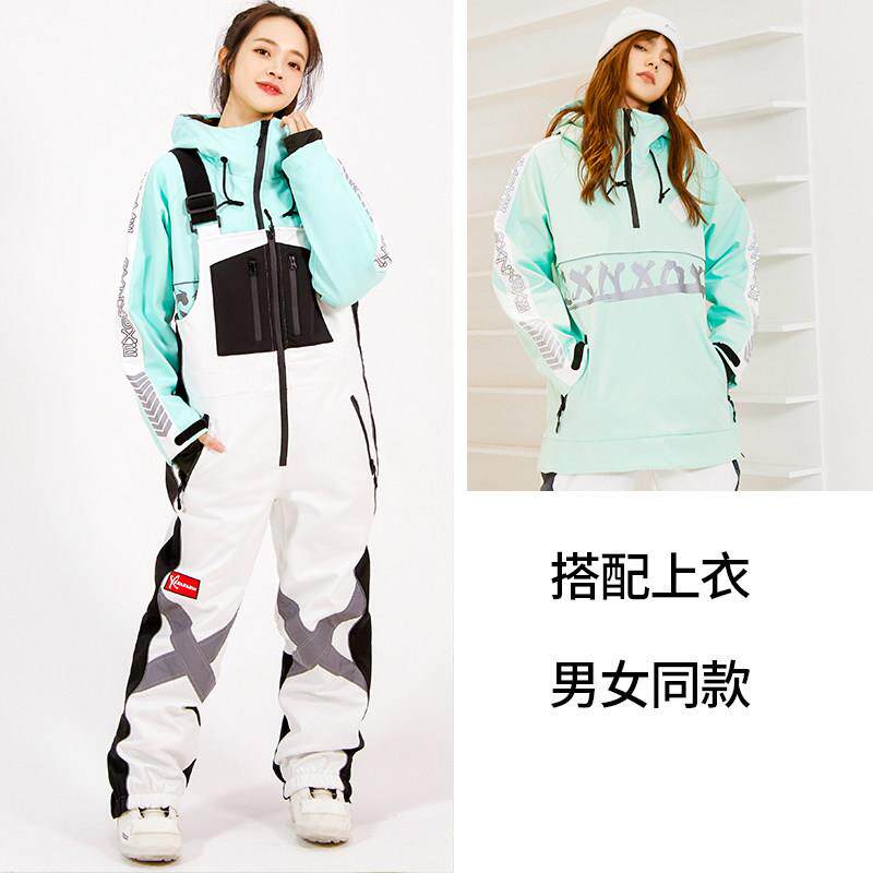 XXXsnow单板滑雪服滑雪帽衫防水男女滑雪衣情侣滑雪卫衣套装雪服