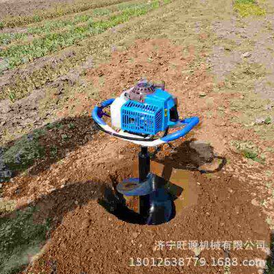 手提大棚地钻机果林式施肥挖坑机绿植树用化打坑机