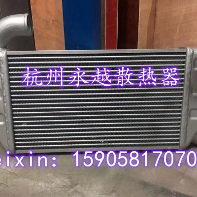 卡特E320C 323挖掘机发动机中冷器散热器 优质全铝 新款加厚