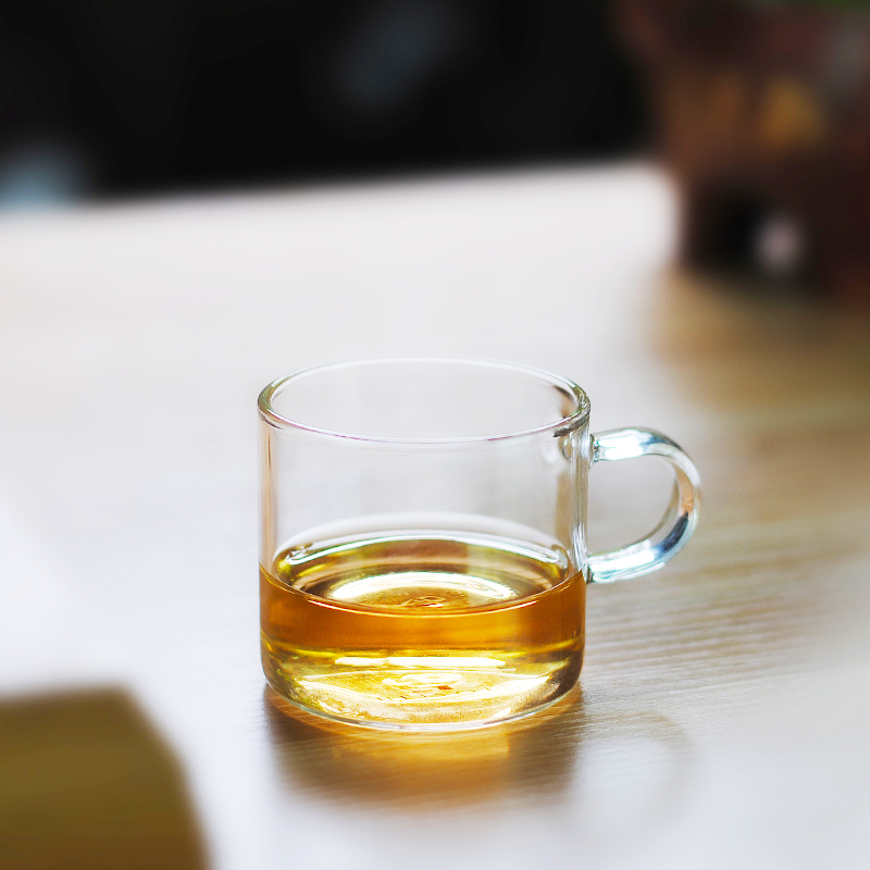 eiso 功夫小茶杯p耐热玻璃茶具杯子品茗杯150ML 4只