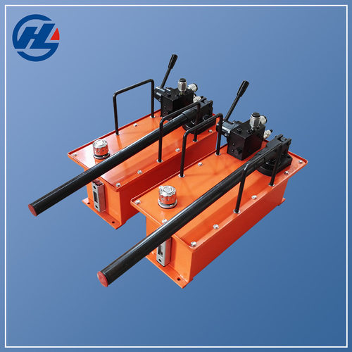 方形手动液压泵工程机械超高压手动泵双向大流量大容量液压手动泵