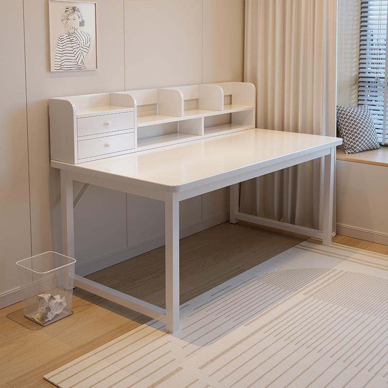 床尾梳妆台卧室简约现代书桌化妆台一体网红化妆桌子卧室女生极简