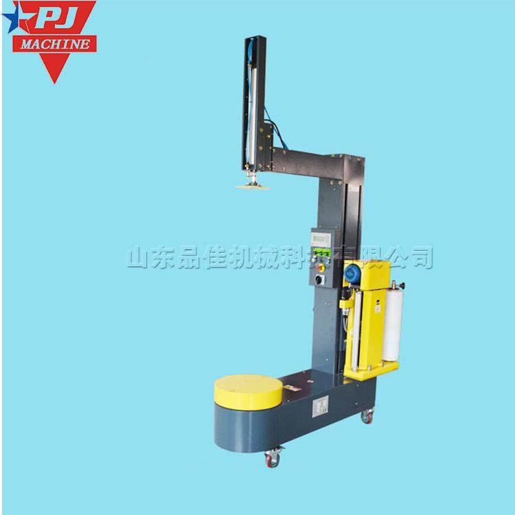 全自动无托盘缠绕包装机小型纸箱缠绕加压机物流纸箱打压机