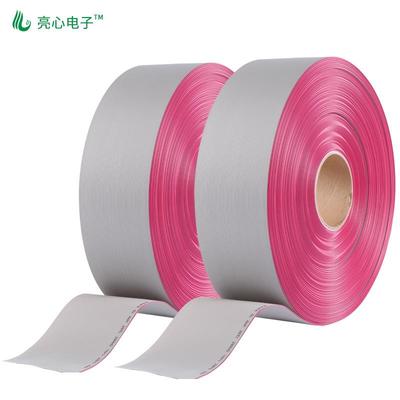 UL2651红边灰排线28awgPH1.27软排线0.12TS镀锡铜2-64P