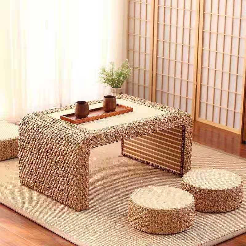 日韩式草编藤编榻榻米茶几组合飘窗桌子简约矮桌阳台炕桌茶桌,鲜花速递/花卉仿真/绿植园艺,割草机/草坪机,淘宝优惠券,粉丝福利购,淘宝优惠卷