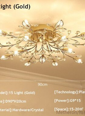 Modern ceiling light for living room led Crystal ceiling lam