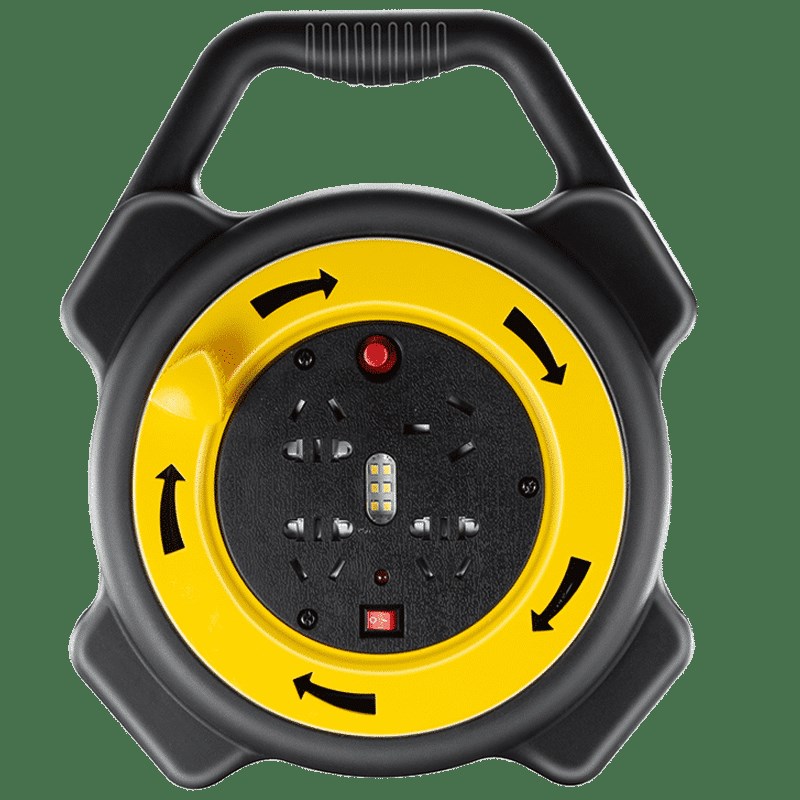 线盘移动电缆电线卷盘绕线w轴电动汽车空调多功能长线插排插座