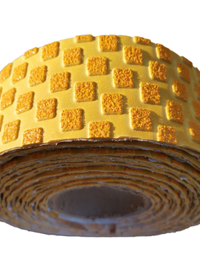 黄色自粘橡胶频宽50mm10厘米15公分楼梯止滑条地面耐磨警示标线带