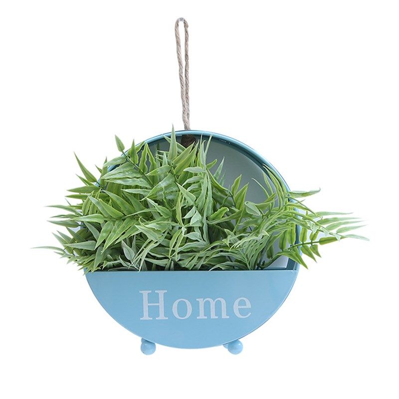 阳台半圆形铁艺壁挂花盆墙面墙壁挂式花篮装饰花器悬挂插花盆,家居饰品,花盆,淘宝优惠券,粉丝福利购,淘宝优惠卷