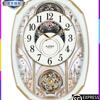 丽声挂钟欧式客厅现代简约音乐报时创意钟表家用大气装饰石英挂钟