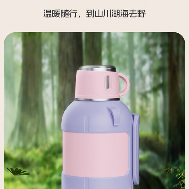 真空保温水壶大容量2L户外便携车载保温杯316不锈钢家用宿舍暖壶