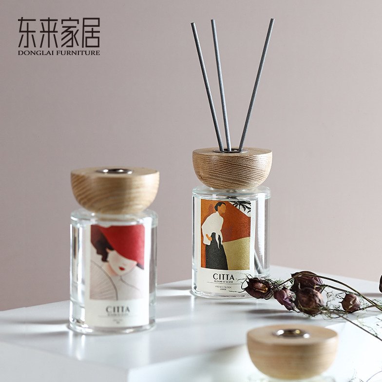 香薰精油持久留香无火室内家用摆件酒店样板间卫生间洗手台摆设