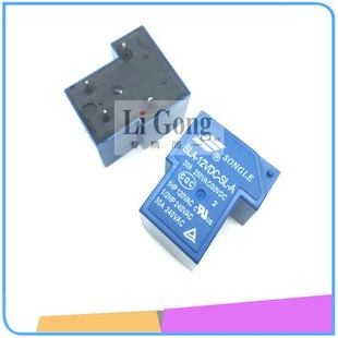 焊机常用继电器SLA-12VDC-SL-A 30A继电器 T型4脚DC12V继电器