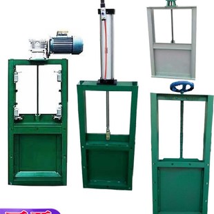 定制手动电动气动不锈钢水渠插板阀排水排污闸阀闸门卸灰卸料阀门