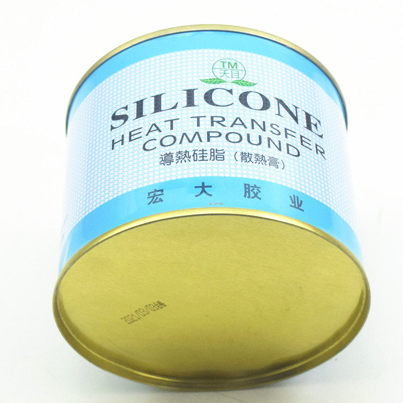 宏大天目 导热硅脂 CPU散热膏导热硅脂硅胶导热膏 净重750克/罐