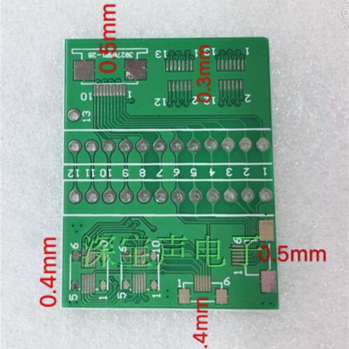 LCMTFT LCD 通用测试板多种间距转接板 液晶测试板PCB板 电路板