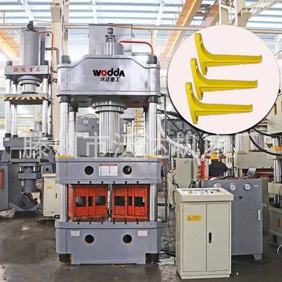 沃达315吨玻璃钢电缆沟支架成型油压机500t复合材料BMC模压液压机