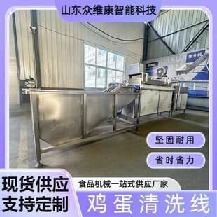 不锈钢洗蛋机养殖场大型蛋类清洗机无菌蛋清洗分拣一体机