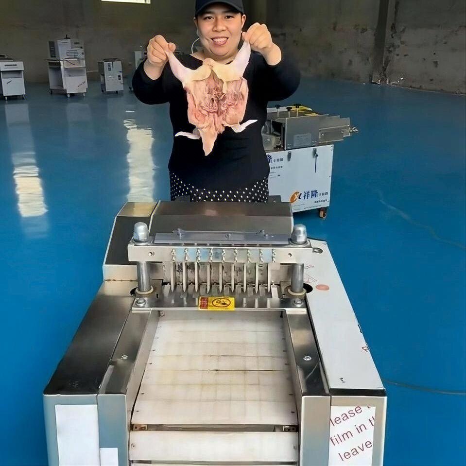仿人工菜板式切方丁剁鸡排骨切块