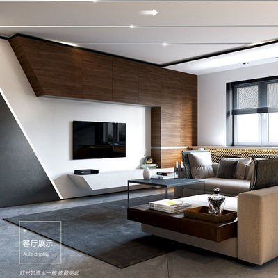 24v嵌入式追光流水灯带关灯回流led跑马灯条线条灯家装吊顶线性灯