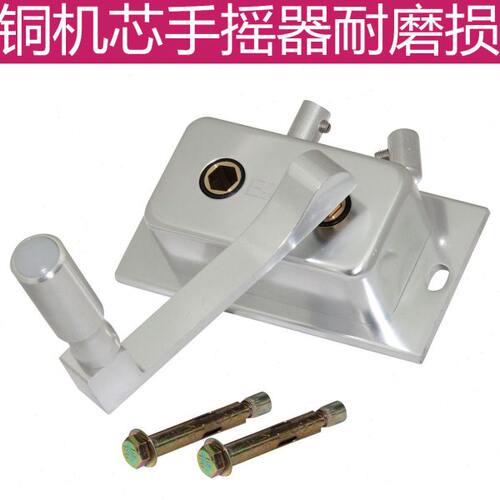 升降晾衣架配件铜机芯手摇器架摇手器通用阳台双杆式晒衣架升降器