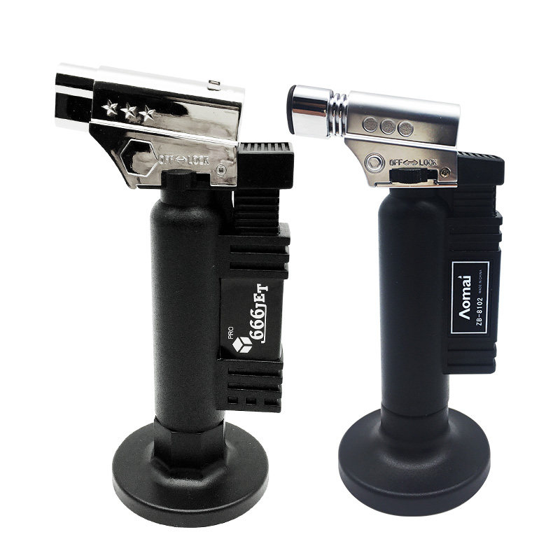 牙科小焊枪打火机 多功能直冲充气喷火枪家用便携式高温防风烘焙