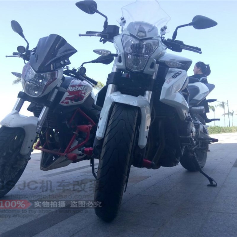 贝纳利大魔鬼502c排气改装配件752s摩托车机街车前挡风玻璃旅行版
