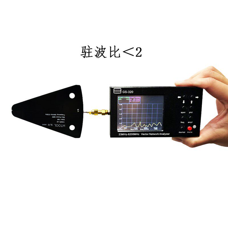 对数周期天线50KHz~3GHz 高增益定向天线射频微波UWB接收发射天线