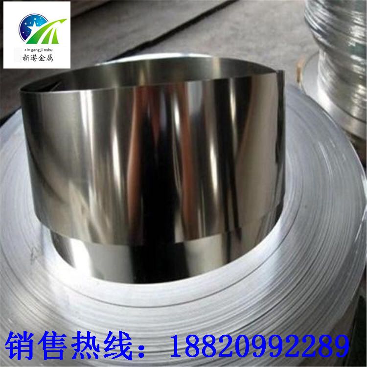 201/304/316不锈钢镜面8k钢带弹簧片激光切割钢片钢卷分条厚0.05