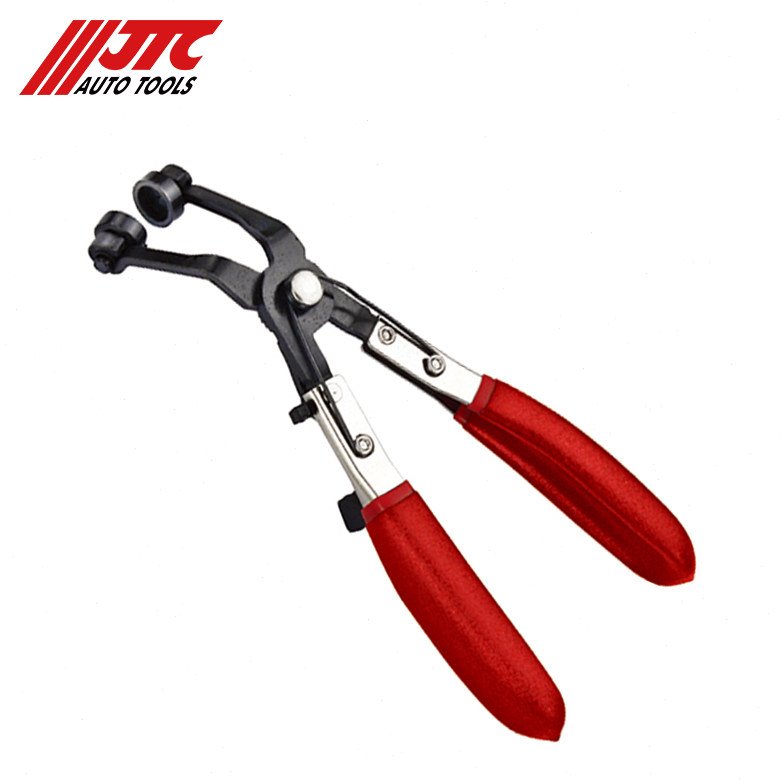 台湾JTC汽修专用工具 弯型喉式管束钳 水管卡箍钳 卡扣钳JTC1028A