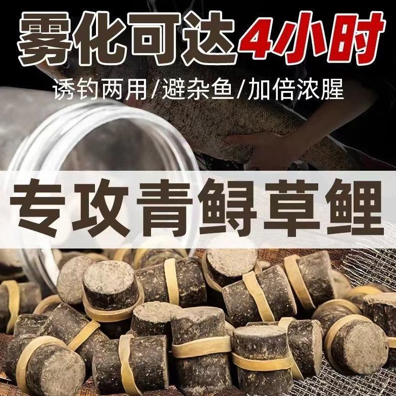 青鱼鲟鱼草鱼鲤鱼挂钩皮筋颗粒黑坑野钓大物巨物浓腥打窝钓鱼饵料