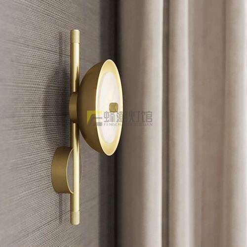 轻奢云石壁灯北欧客厅样板房别墅卧室酒店现代简约后现代床头灯