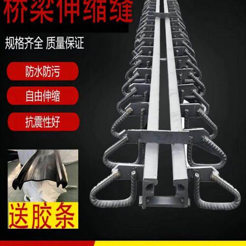 桥梁伸缩缝GQF-C40F60D80型公路桥梁伸缩缝梳齿板送胶条橡胶支座