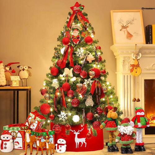 新款圣诞树merry christmas加密氛围装饰家用节日布置大型高厂家