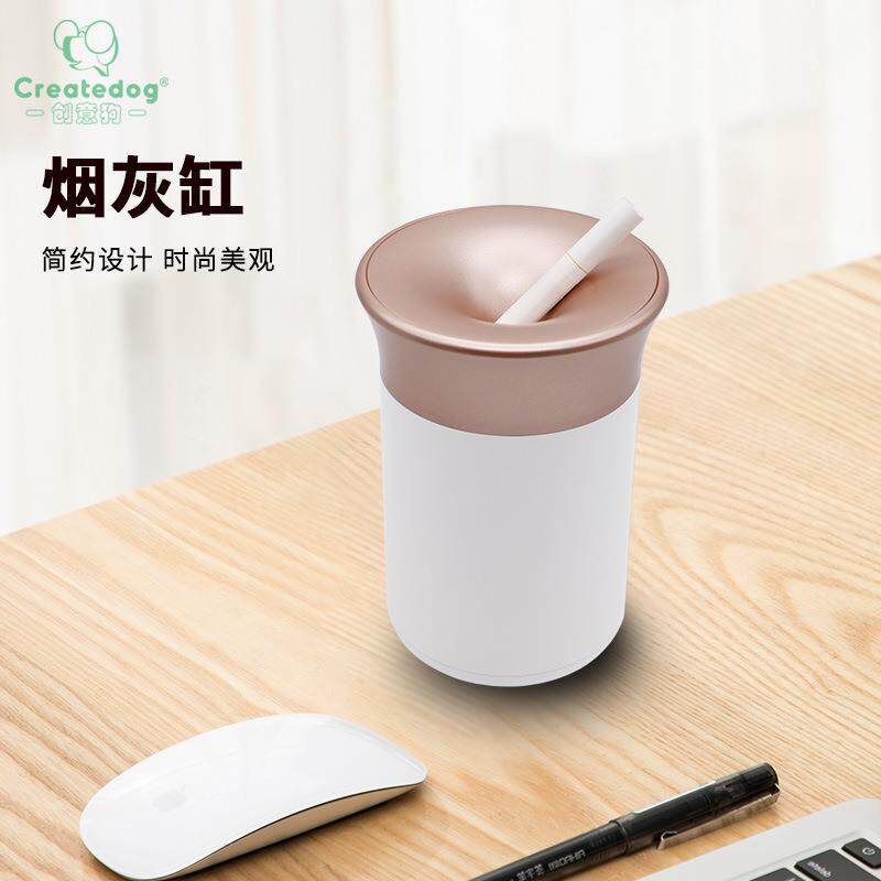 加热不烧烤烟蛋收纳prime不锈钢创意车载烟灰缸适用IQO3iluma4