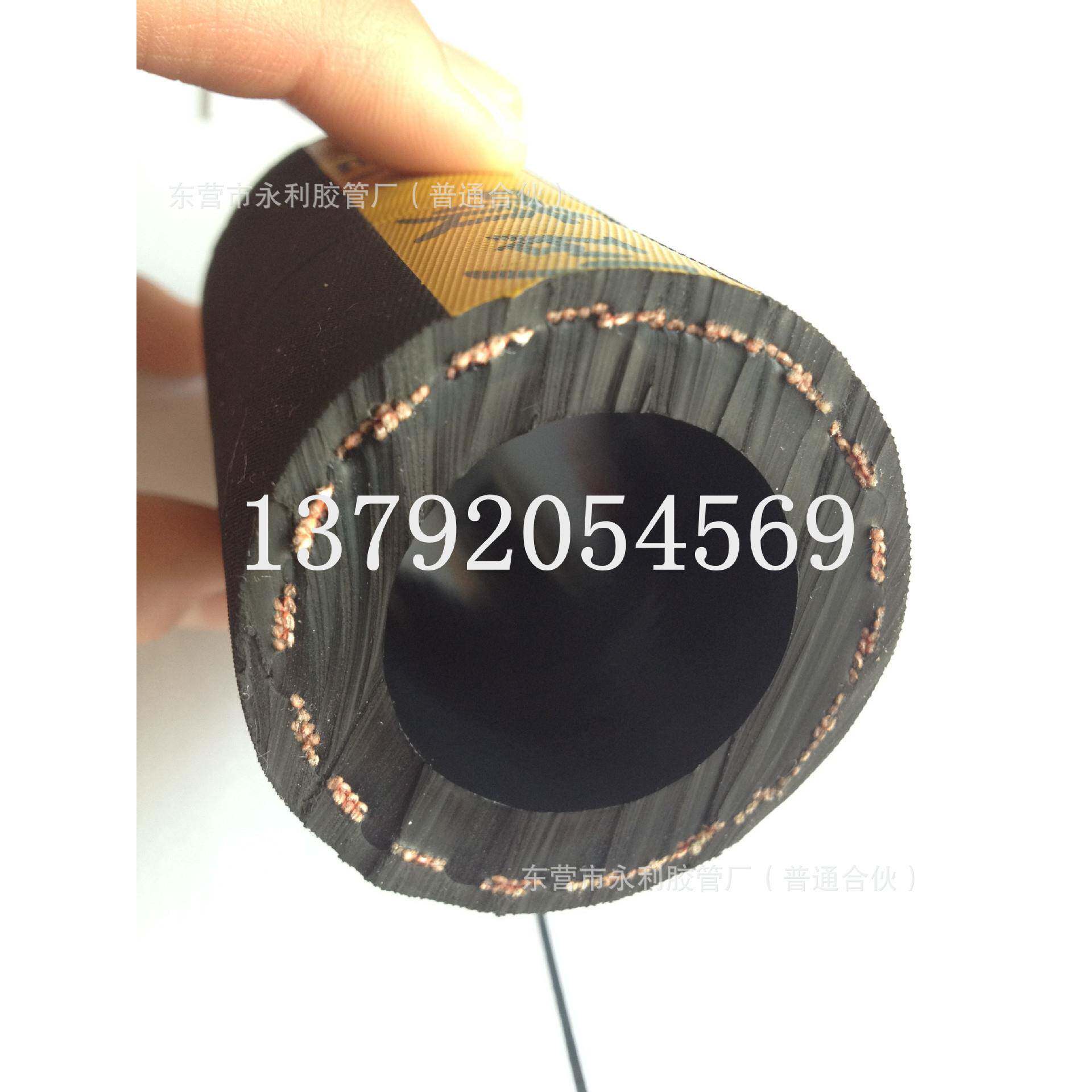 钢丝编织帘子线编织耐磨喷砂管DN13-51mm高压冲砂管打砂管