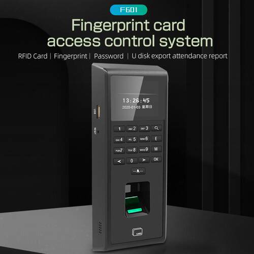 指纹密码刷卡考勤门禁一体机ID/IC双频刷卡门禁控制器英文外贸