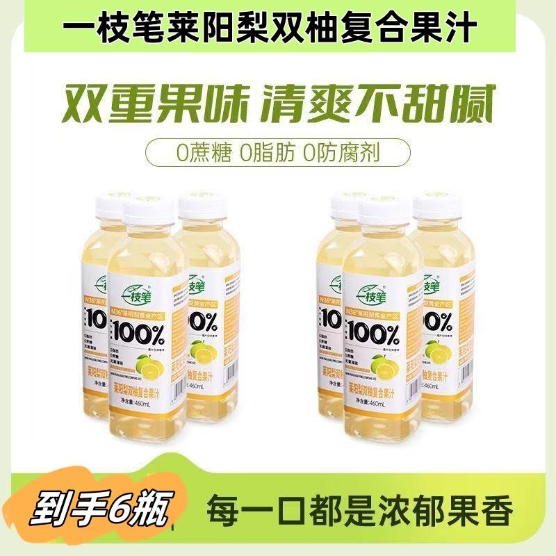 一枝笔莱阳梨双柚复合汁葡萄汁双柚复合汁果汁饮料浓缩果蔬460ml
