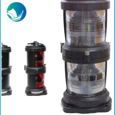 博舟双层航行灯CXH-101P塑料船用1左舷2右舷3桅4艉6环照失控锚灯