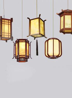 中式仿古宫灯阳台走廊火锅饭店灯笼灯户外印字广告餐饮装饰小吊灯